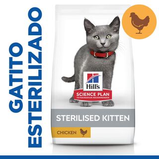 Hill’s Science Plan Sterilised Kitten Pollo pienso para gatos